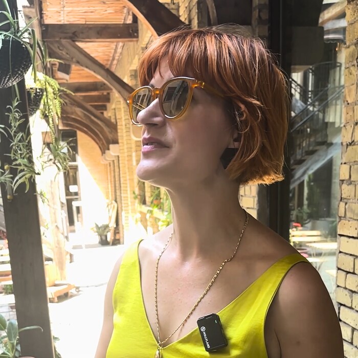 Zohreh Gervais dans le Village Osborne, le 6 juin 2025
