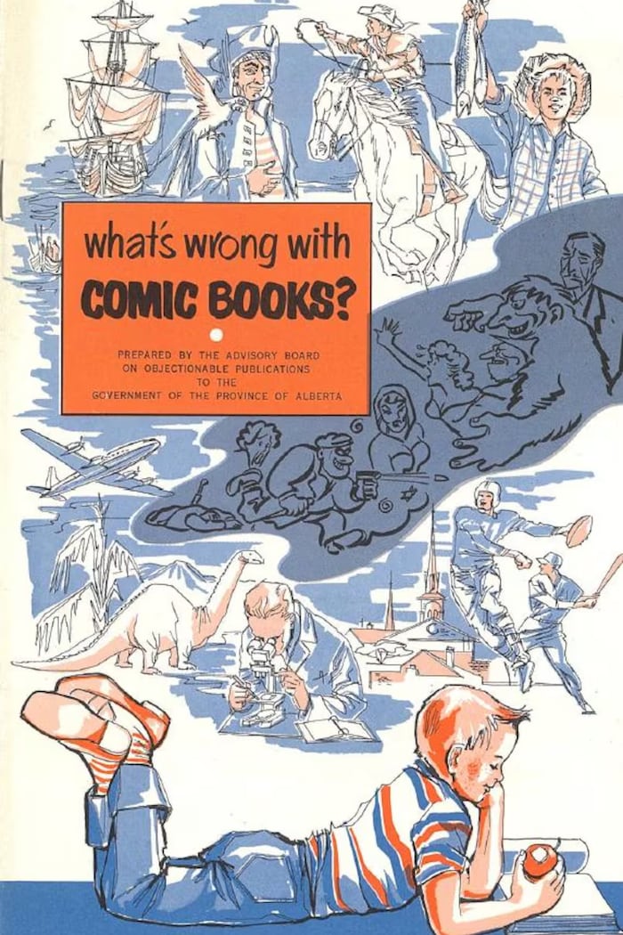 Une brochure intitul&eacute;e &laquo; Qu&rsquo;est-ce qu&rsquo;il y a de mal dans les bandes dessin&eacute;es? &raquo;