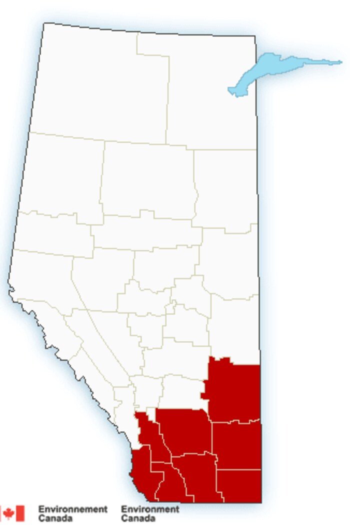 Avertissements de neige à Calgary et dans le sud de l’Alberta Radio