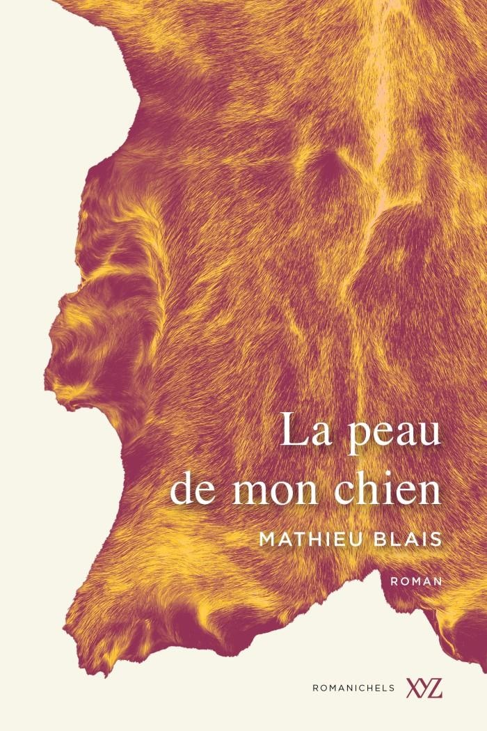 Couverture de livre montrant une peau d'animal brune. 