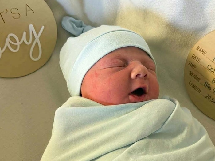 Le bébé qui dort.