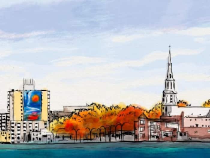 Un dessin de Rimouski.