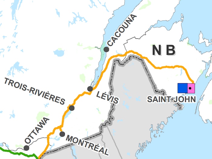 Carte du tracé.