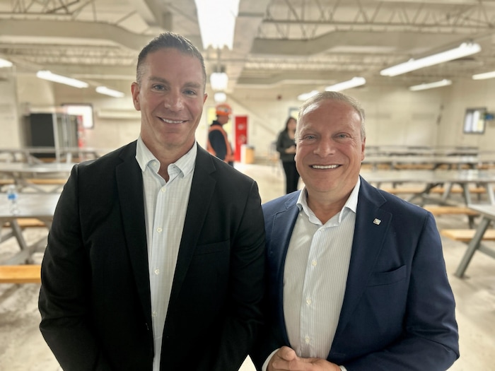 Frédéric Pinard et Michel Gagnon.