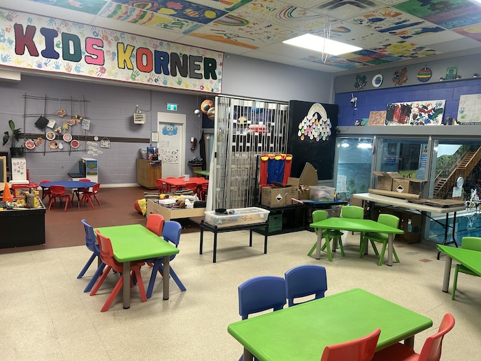 Une salle de garderie.