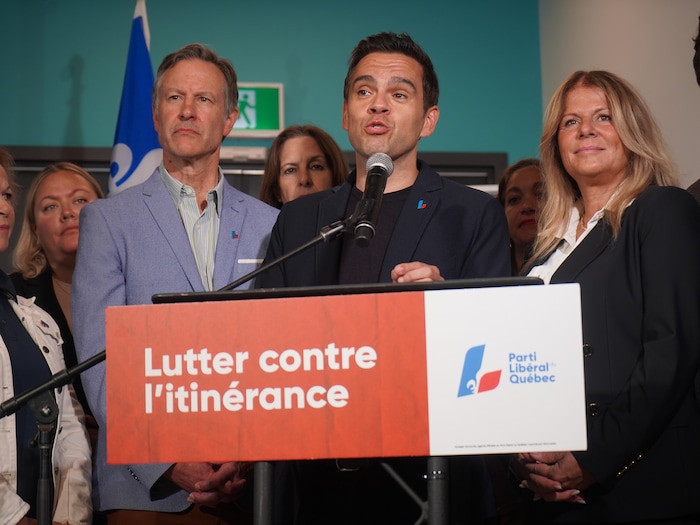 Point de presse de Charles Milliard.