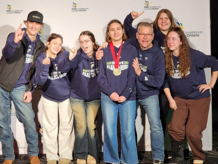 Portrait de l'Équipe de Franco-Cité à Skills Ontario.