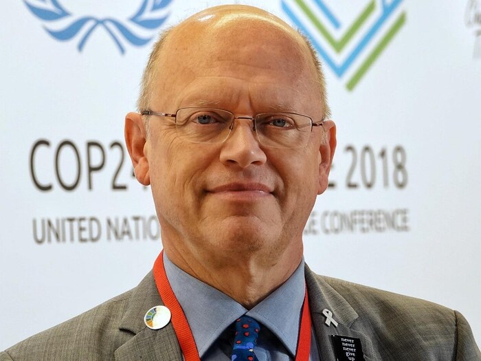Jean-Pascal van Ypersele, ancien vice-président du GIEC et professeur de climatologie à l'Université catholique de Louvain.                