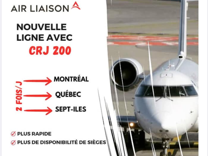 Page Facebook d'Air Liaison.