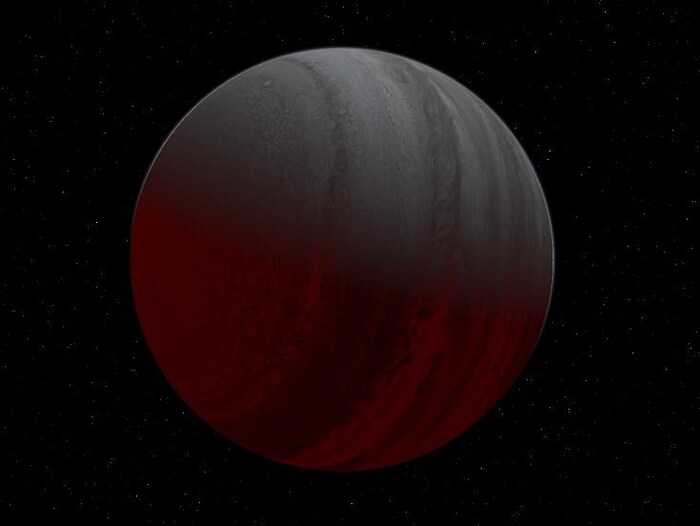 Impression artistique de la Jupiter chaude HD 188753 b.