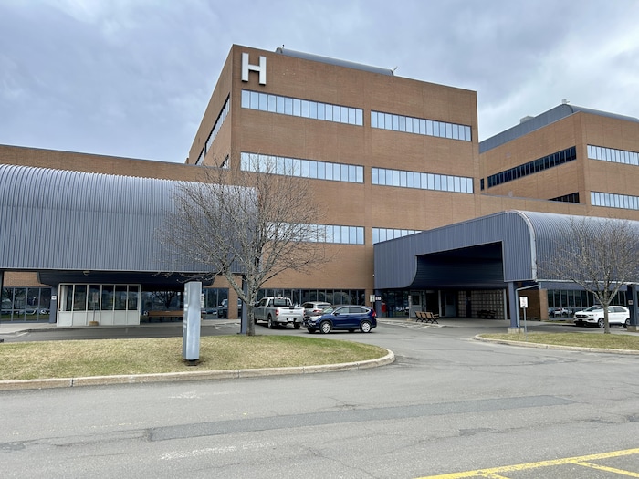 La façade de l'hôpital de Campbellton.