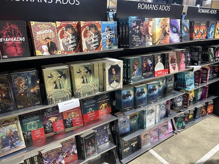 Des livres sur une étagère.