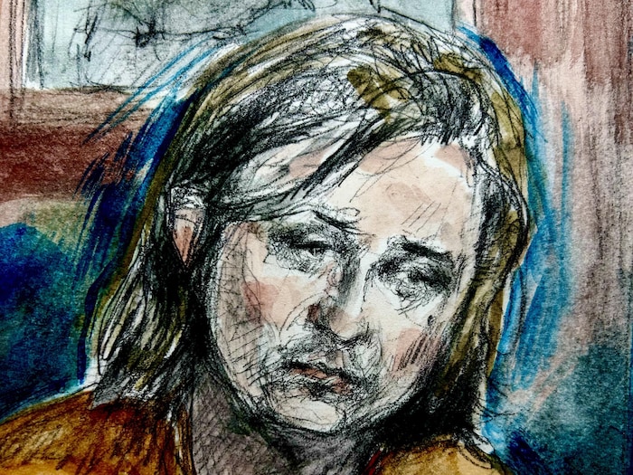 Une illustration judiciaire d'Ethan Lehouillier.