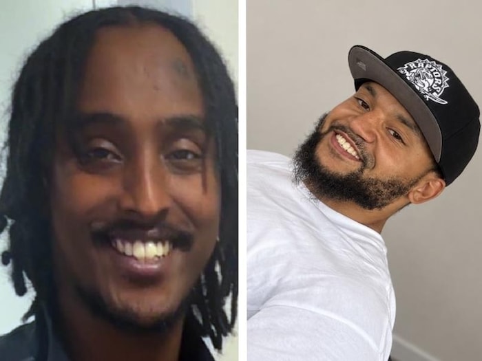 Des photos de Mohamud Kheyre et de Marcus Charles fournies par la police de Toronto.