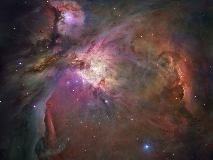 Imagem da Nebulosa de Órion tirada do espaço.