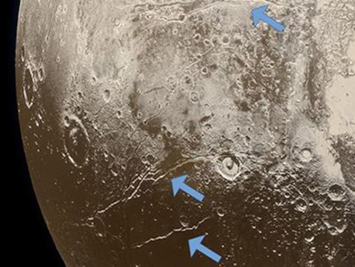 Image de la surface de Pluton. 