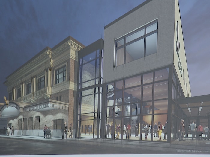 La maquette du théâtre Pantages Playhouse.