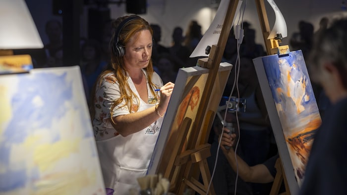 Une artiste peintre 