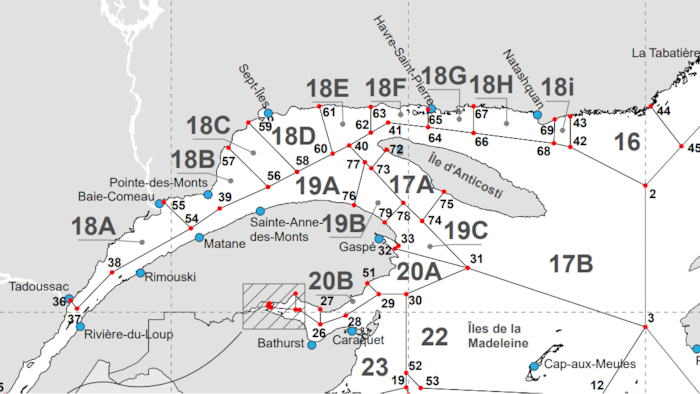Une carte indique des zones de pêche.