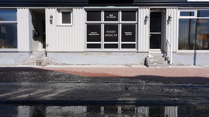 Le bureau de l'avocat criminaliste Gerson Foisy Jr., sur la rue Arnaud à Sept-Îles.