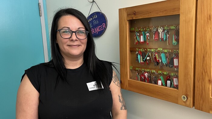 La directrice de l'Office municipal d'habitation (OMH) de Sacré-Cœur, Jennifer Gauthier