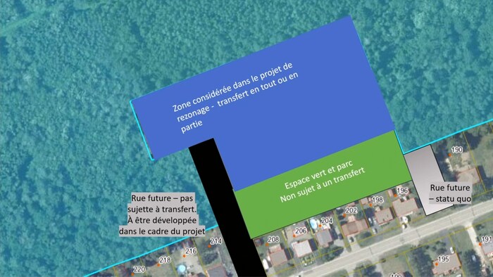 Une carte du parc Willie C. Landry.