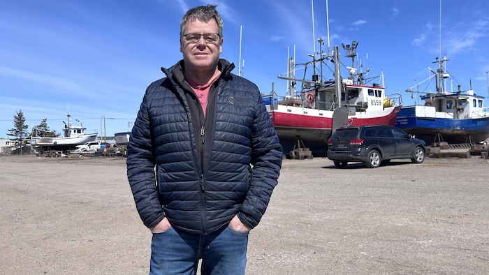 Serge Langelier, le directeur par intérim des opérations du parc d'hivernage de Sept-Îles