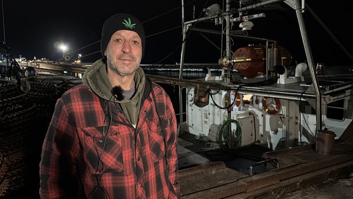 Serto Boudreau en entrevue avec Radio-Canada.