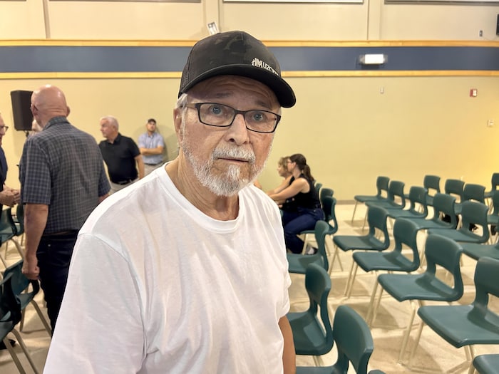 Don Marmen est à l'intérieur lors d'une entrevue avec Radio-Canada.
