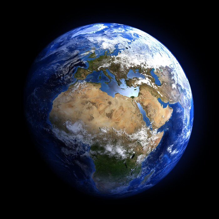 L'Afrique vue de l'espace.