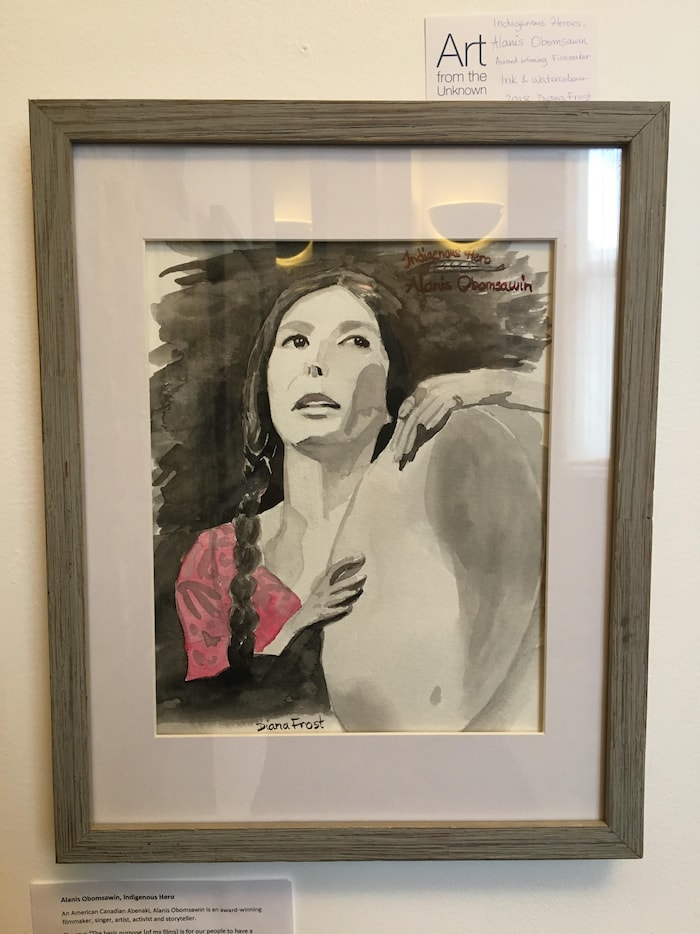 Portrait de Diana - peinture à l'aquarelle - portrait de jeune