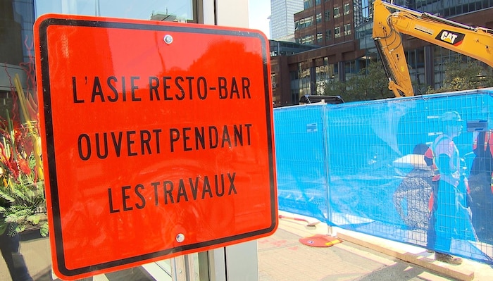 Travaux du REM à la station McGill : des commerçants s'inquiètent ...