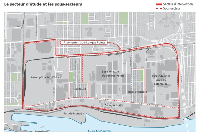 Une carte du secteur.