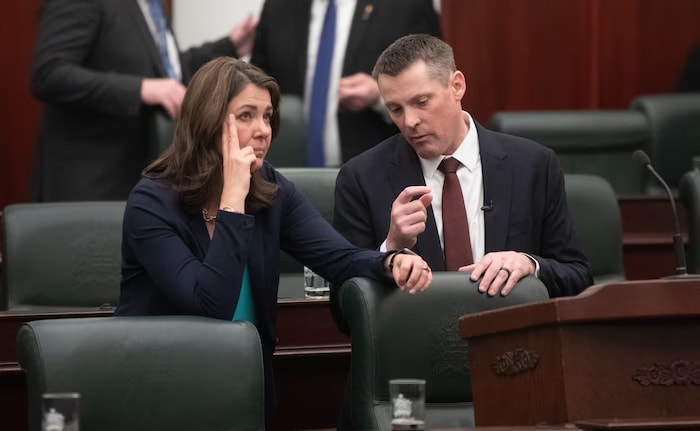 Danielle Smith et Nate Horner.