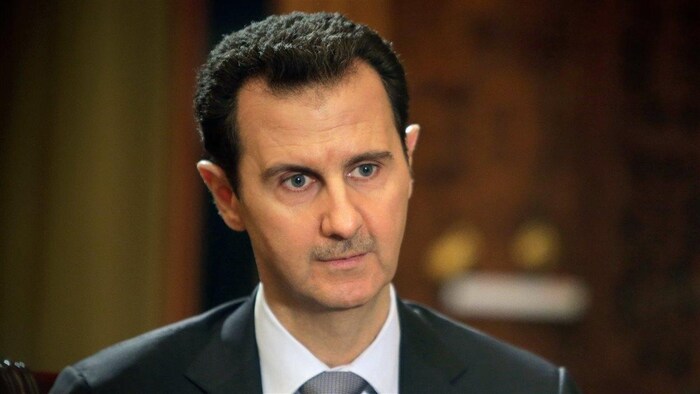 Bachar Al-Assad en entrevue avec l'AFP.