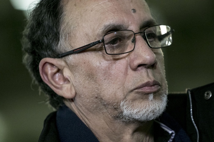 Boufeldja Benabdallah, président du Centre culturel islamique de Québec, après le prononcé de la peine d'Alexandre Bissonnette