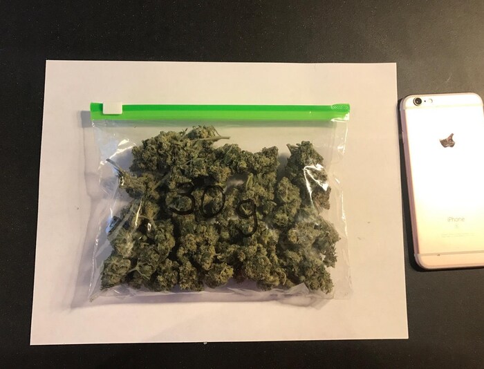 30g de cannabis séché
