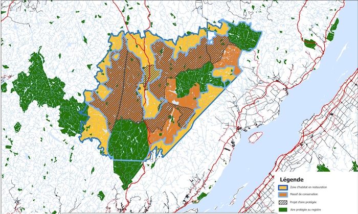 Une carte montrant les délimitations proposées