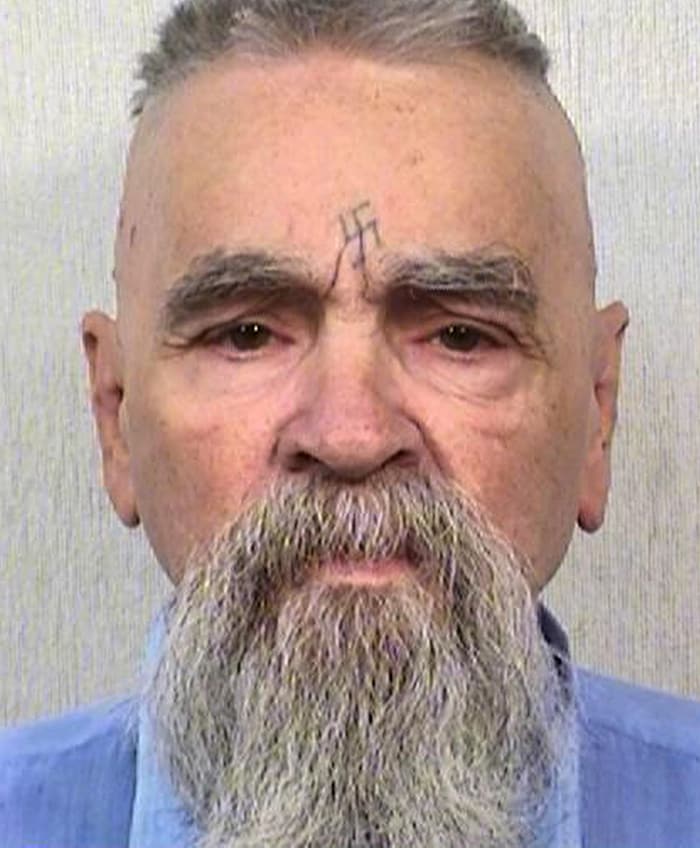 Le tueur en série Charles Manson en 2014