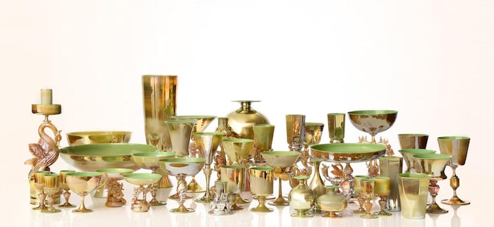 Plusieurs objets en verre.