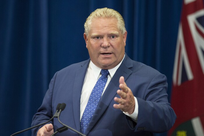 Le premier ministre ontarien Doug Ford