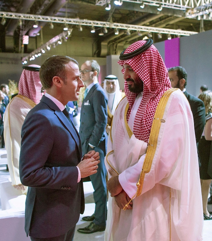 Le président français Emmanuel Macron s'est entretenu avec le prince Mohammed ben Salmane d'Arabie saoudite au Sommet du G20 à Buenos Aires. 