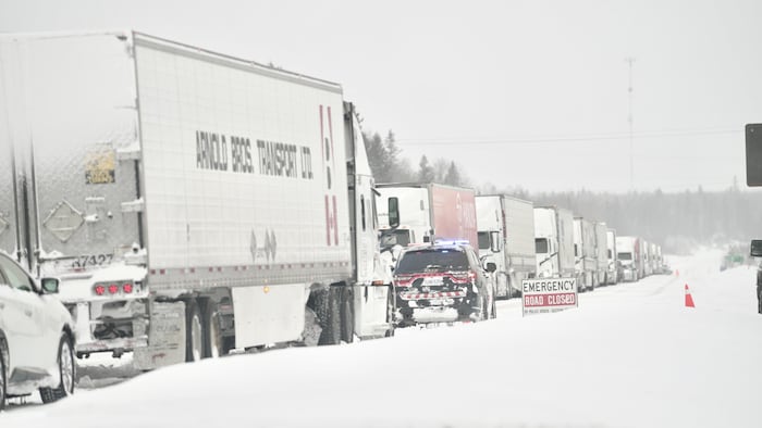Une way fermée à hauteur de Matheson.