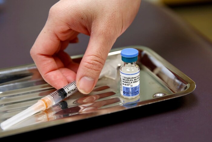 Une fiole du vaccin.
