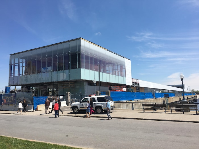 La nouvelle gare maritime, au quai Alexandra du port de Montréal