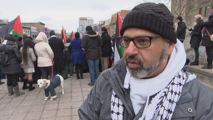 Le vice-président de l'Association palestinienne arabo-canadienne, Habib Khoury.