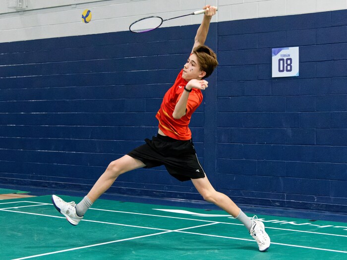 Thomas Huard en pleine action.