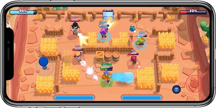 Une representation promotionnelle du jeu Brawl Stars.