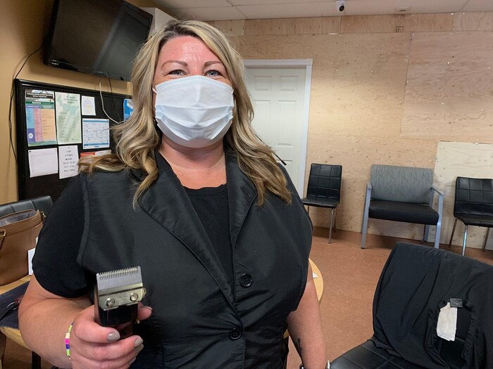 La coiffeuse Lynn Smith