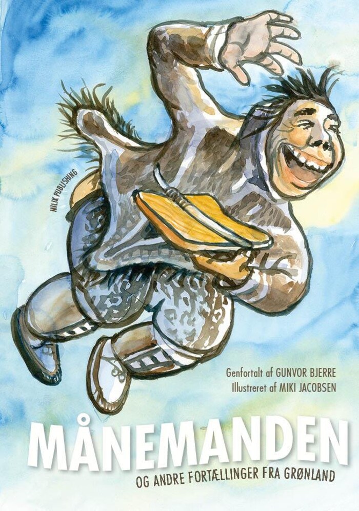 Une couverture de livre pour enfants montre un homme groenlandais.
